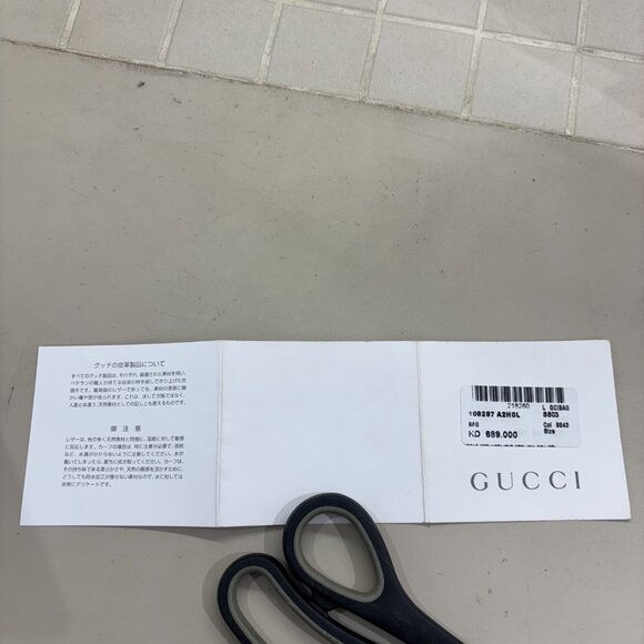 *RARE* 2003 Vintage Gucci Tan Long Shoulder Bag - Picture 8 of 11